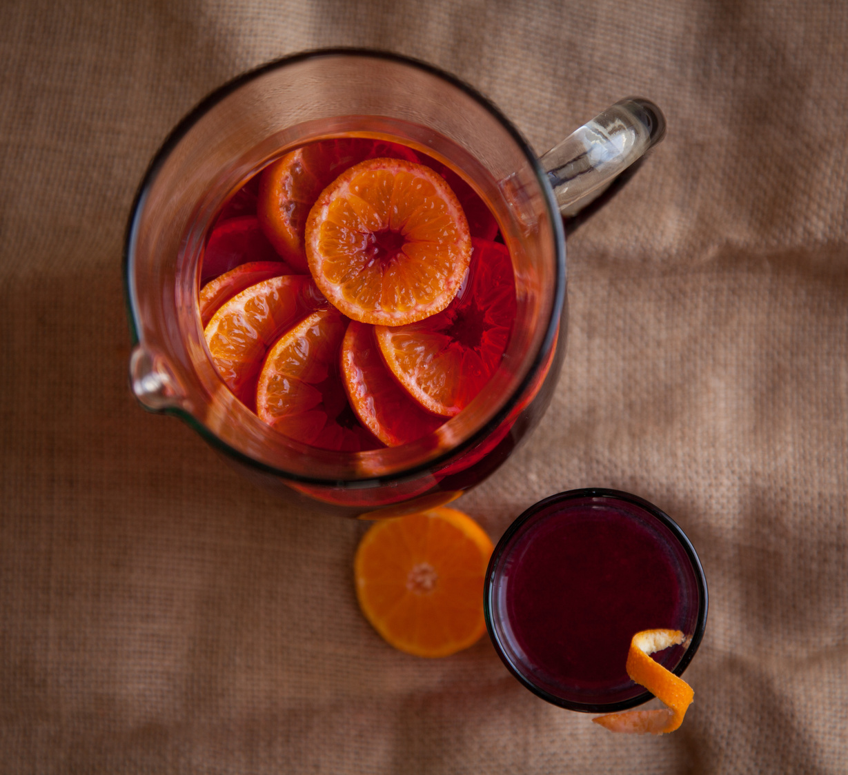 Cranberry orange drink